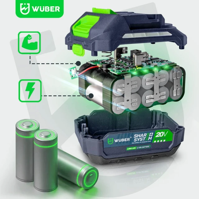 Воздуходувка аккумуляторная Wuber 20V 160 км/ч (5905873301832)
