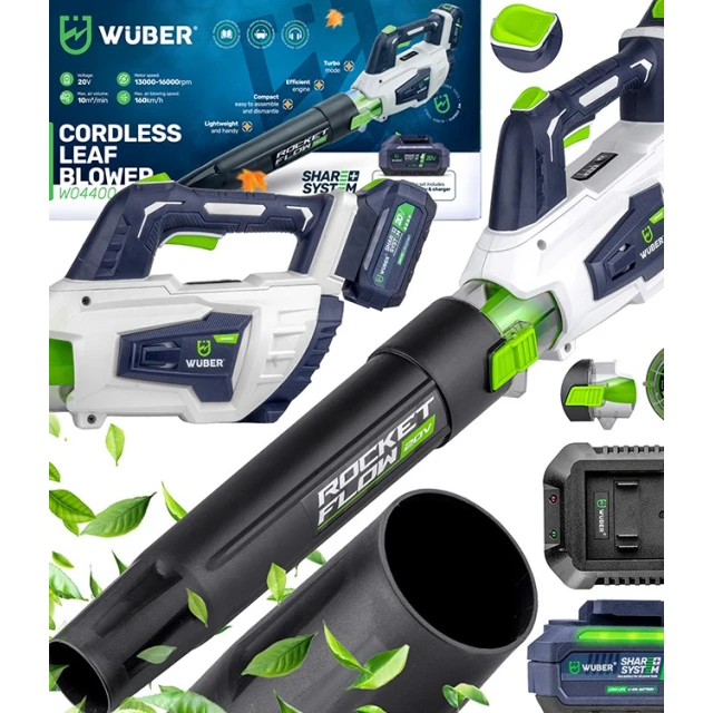 Воздуходувка аккумуляторная Wuber 20V 160 км/ч (5905873301832)