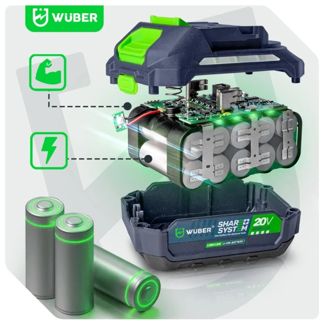 Гайковерт ударний безщітковий Wuber 20V (5905873304581)