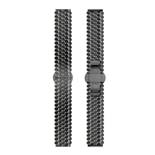 Ремінець Beline Metal Honeycomb 22mm Black (5905908351900)