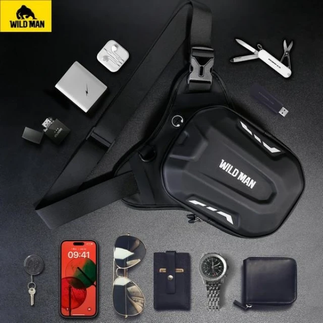 Мотосумка на ногу WildMan L1 Black (L1)