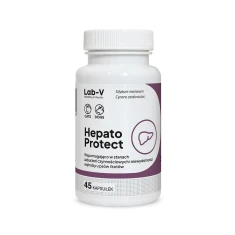 Кормова добавка для собак і котів LAB-V Hepato Protect для печінки 45 капсул (5905947787364)