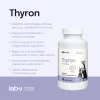 Кормова добавка для собак та котів LAB-V Thyron підтримка функції щитоподібної залози 90 капсул (5905947787586)