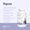 Кормова добавка для собак та котів LAB-V Thyron підтримка функції щитоподібної залози 90 капсул (5905947787586)