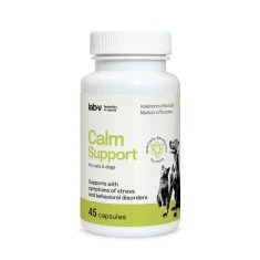 Кормова добавка для собак і котів LAB-V Calm Support при стресі 45 капсул (5905947787593)