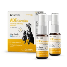 Комплекс вітамінів LAB-V A, D і E для собак і котів ADE Complex спрей 2 x 10 мл (5905947787654)