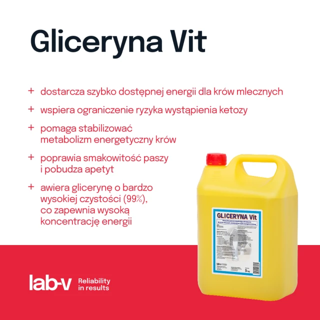 Кормова добавка для корів LAB-V Gliceryna Vit 20 кг (5905947787791)