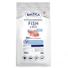 Сухой корм для собак BALTICA Nutraceutic Hypoallergenic с рыбой и рисом Light L/XL 12 кг (5905996520004)