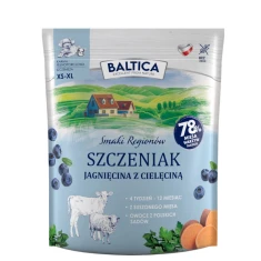 Сухий корм для цуценят BALTICA Smaki Regionów з ягням і телятиною S/L/XL 1 кг (5905996520332)