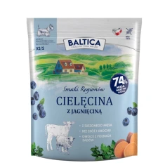 Сухий корм для собак BALTICA Smaki Regionów з телятиною та ягням XS/S 1 кг (5905996520394)