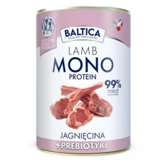 Вологий корм для собак BALTICA NUTRACEUTIC Lamb 99% з ягням і пребіотиками 400 г (5905996520646)