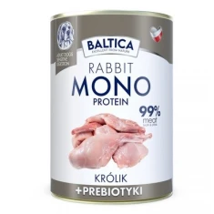 Вологий корм для собак BALTICA Nutraceutic з кроликом 99% та пребіотиками 400 г (5905996520653)