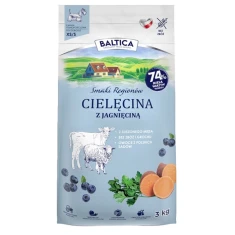 Сухий корм для собак BALTICA Smaki Regionów з телятиною та ягням XS/S 3 кг (5905996521469)