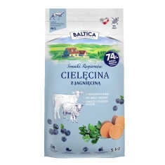 Сухий корм для собак BALTICA Smaki Regionów з телятиною та ягням M/L 3 кг (5905996521476)
