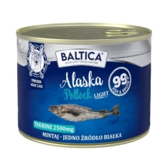 Вологий корм для котів BALTICA Excellent з мінтаєм 185 г (5905996521995)