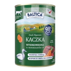 Вологий корм для дорослих котів BALTICA Smaki Regionów з качкою 400 г (5905996522107)
