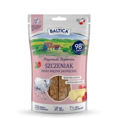 Лакомство для щенков BALTICA Мясные полоски с ягнёнком 90 г (5905996522183)