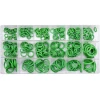 Набір ущільнювачів для кондиціонера Yato HNBR 270 шт Green (5906083000300)