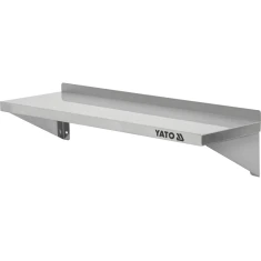 Полиця навісна з бортиком одинарна Yato 1800x300x180 мм (5906083002953)