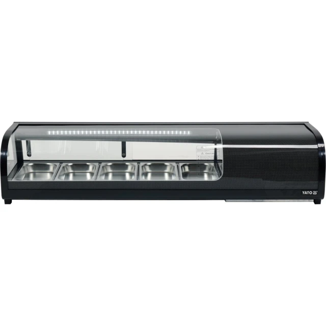 Вітрина холодильна Yato 5x1/3GN 135x42,5x29,5 см (5906083003424)