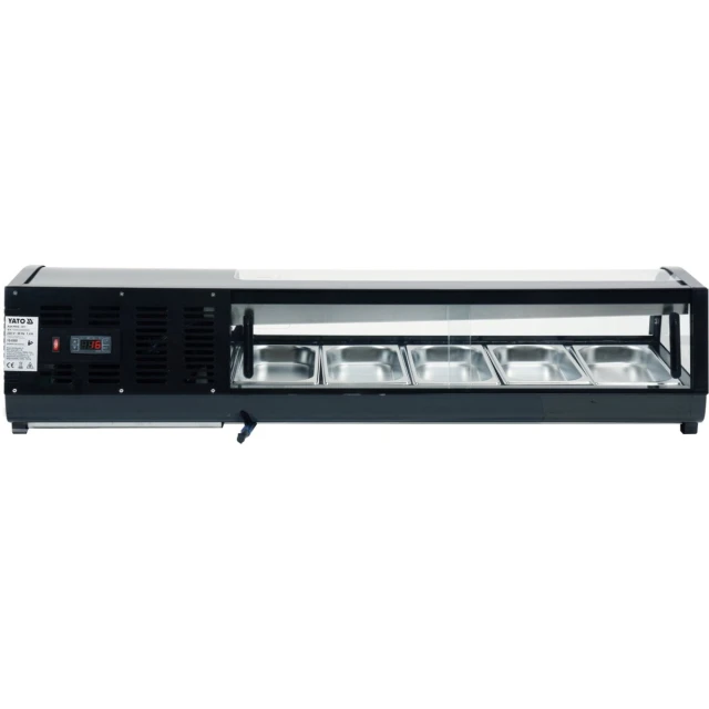 Вітрина холодильна Yato 5x1/3GN 135x42,5x29,5 см (5906083003424)