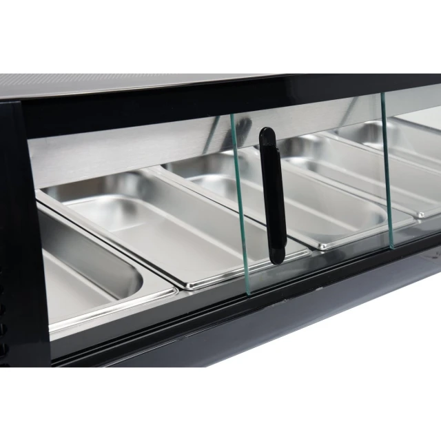 Вітрина холодильна Yato 5x1/3GN 135x42,5x29,5 см (5906083003424)