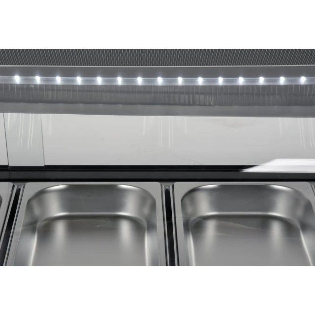 Вітрина холодильна Yato 6x1/3GN 153x42x29,5 см (5906083003431)