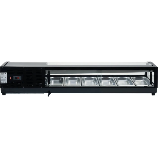Вітрина холодильна Yato 6x1/3GN 153x42x29,5 см (5906083003431)