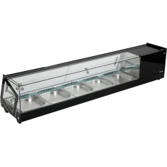 Холодильна вітрина Yato 5x1/2 GN 175,5x39,5x37,5 см (5906083003455)