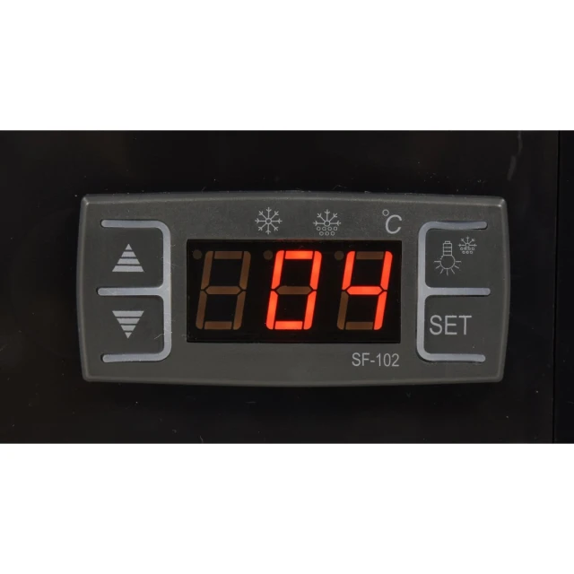 Холодильна вітрина Yato 100 л 68x45x67 см Black (5906083003462)