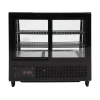 Холодильна вітрина Yato 100 л 68x45x67 см Black (5906083003462)