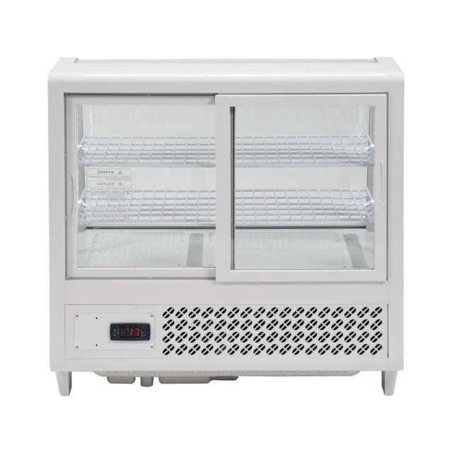 Холодильна вітрина Yato 100 л 68x45x67 см White (5906083003479)