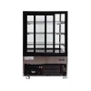 Холодильна вітрина Yato 500 л 90x80x144 см Black (5906083003516)