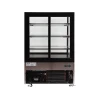 Холодильна вітрина Yato 500 л 90x80x144 см Black (5906083003516)