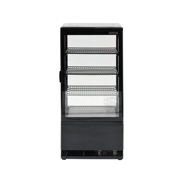 Вітрина холодильна Yato 78 л 42x38x96 см Black (5906083003530)