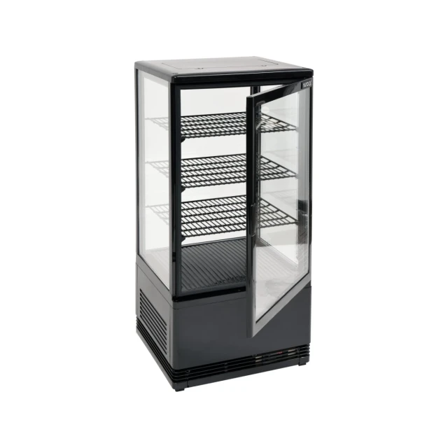 Вітрина холодильна Yato 78 л 42x38x96 см Black (5906083003530)
