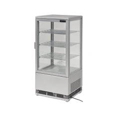 Витрина холодильная Yato 78 л 42x38x96 см Silver (5906083003547)