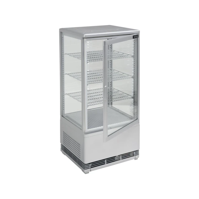 Витрина холодильная Yato 78 л 42x38x96 см Silver (5906083003547)