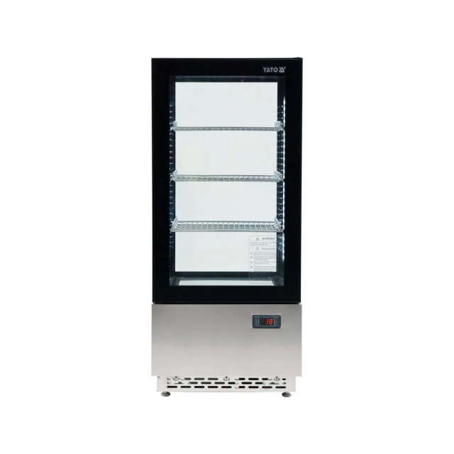 Вітрина холодильна Yato 78 л 43x39x98 см Black (5906083003554)