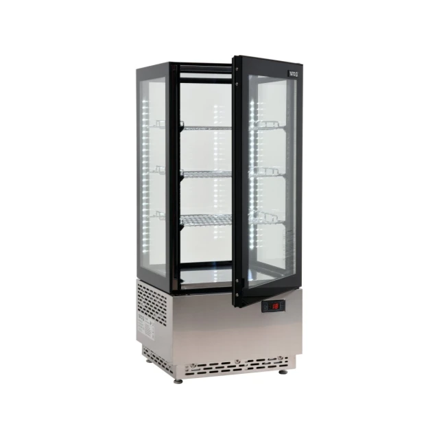 Вітрина холодильна Yato 78 л 43x39x98 см Black (5906083003554)
