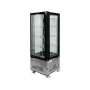 Холодильна вітрина Yato 400 л 65x65x190 см Black (5906083003578)