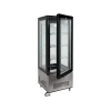Холодильна вітрина Yato 400 л 65x65x190 см Black (5906083003578)