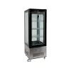 Холодильна вітрина Yato 400 л 65x65x190 см Black (5906083003578)