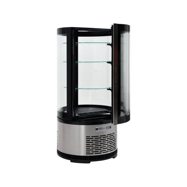 Холодильна вітрина Yato 100 л 48x48x103 см Black (5906083003592)