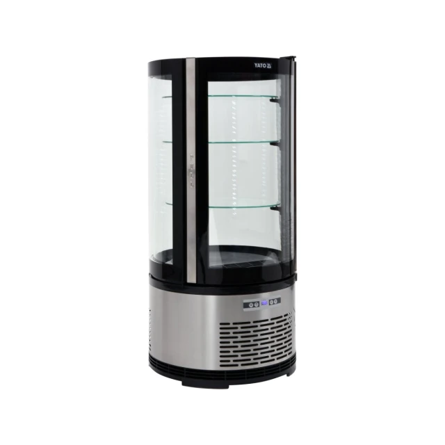 Холодильна вітрина Yato 100 л 48x48x103 см Black (5906083003592)