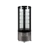 Холодильна вітрина Yato 360 л 68x68x175 см Black (5906083003608)
