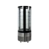 Холодильна вітрина Yato 360 л 68x68x175 см Black (5906083003608)