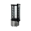 Холодильна вітрина Yato 360 л 68x68x175 см Black (5906083003608)