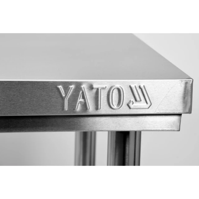 Стіл центральний складаний з полицею Yato 1200×600×850 мм (5906083004964)