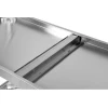 Стіл пристінний складний з полицею Yato 1400x600xH850+100 мм (5906083005114)